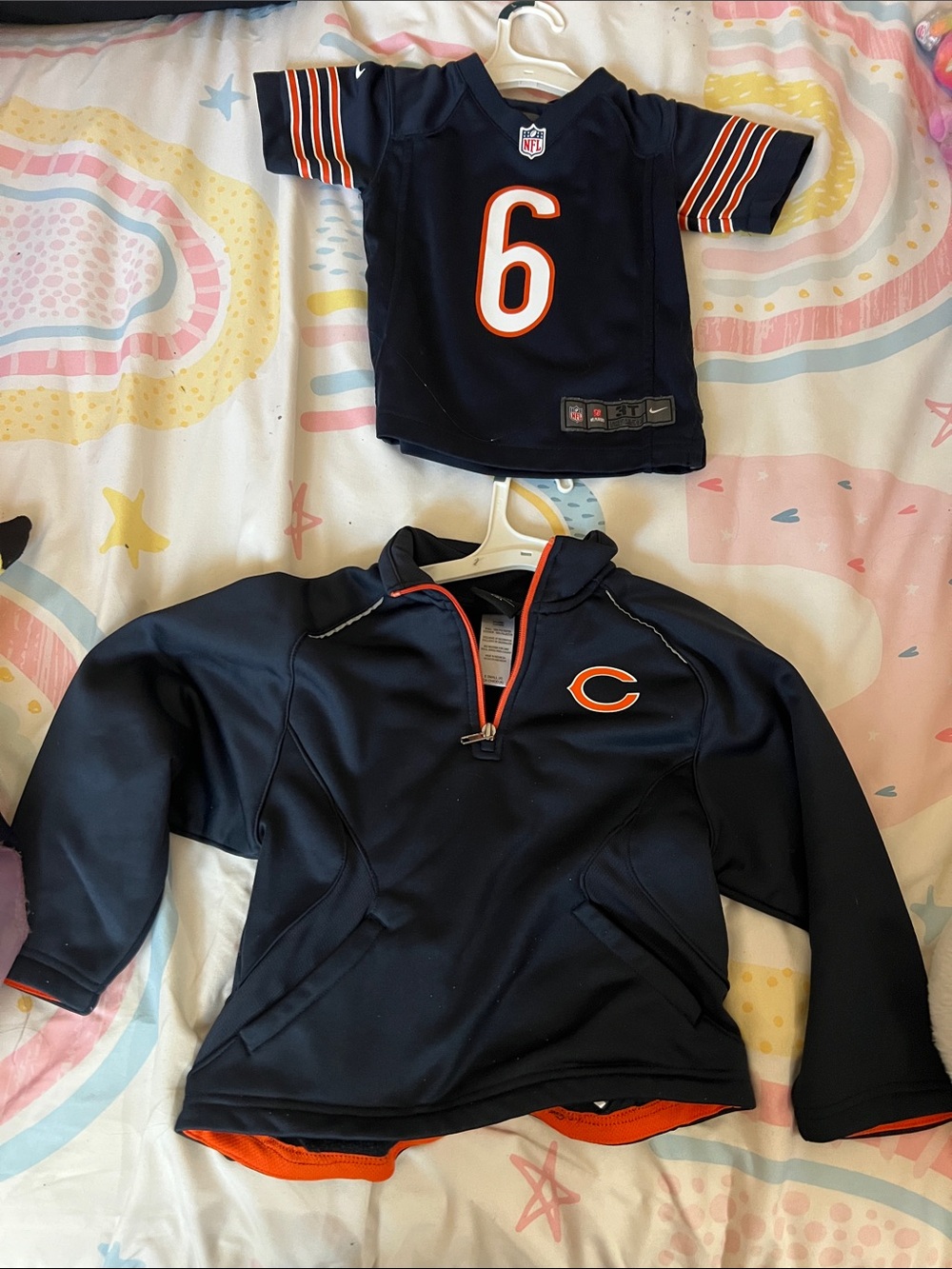 NFL Chicago Bears Navy and Orange Kids Jersey & Pullover Seth